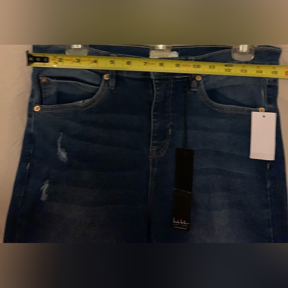✨⚡️💥 New Nicole Miller Women's Blue High Rise Ankle Length Skinny Jeans Soho - Picture 6 of 14